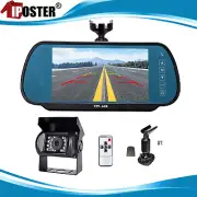 7 inch Mirror Monitor Reverse Camera Caravan Rear view/ Reverse No.1 Bracket 2Ch