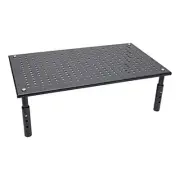 Tripp Lite Monitor Riser Stand Desktop Metal Height Adjustable Black 18x11in