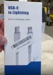 NEW, USB-C to Lightning Charging Cable, #EK21725-116