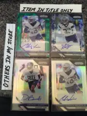 2018 prizm refractor rc auto deontay burnett titans