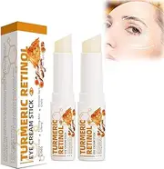 Lumistick for Eye Bags,Turmeric Eye Cream Stick Eye Black Stick,Eye Balm Stick Hydrating,Anti Aging Under Eye Cream for Reduces Puffiness and Fine Lines /1461