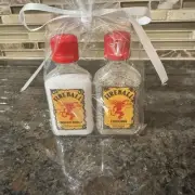 Fireball Whiskey plastic Salt and Pepper Shakers, Wrapped To Gift Brand New
