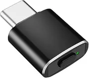 USB C Mouse Jiggler Undetectable Automatic Type C Mouse Mover 3 Jiggle Modes Driver-Free for Keeps Computer Awake Black