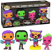 Funko Guardians of The Galaxy: Volume 2 Blacklight Pop! Vinyl Action Figure Toy (Pack of 4)