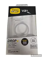 OtterBox Vue+ Series Hard Case for iPhone 14 Pro Max - Clear Glitter, Mag Safe