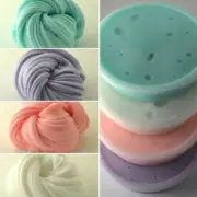 60ml Fluffy Slime Floam Color Mud Toys Kid Gift Reduce Stress ADHD Autism