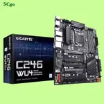 5CGO【含稅】全新盒裝GIGABYTE/技嘉C246 WU4單路伺服器工作站主機板支持第8代9代與志強處理器