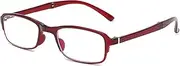 Lightweight Folding Reading Glasses for Women Men, Trendy Flexible Computer Glasses, Blue Light Blocking Readers