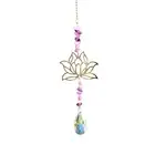Stylish Lotus For Crystal Pendant for For home Garden and Patio Ornament