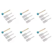 24Pcs Aluminum Alloy Angel Crystal Tuning Fork 4096Hz/4160Hz/4225Hz Energy2237