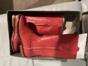 Country Road Girls Long Leather Boot Size 33 NEW
