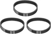 uxcell 3pcs HTD-5M Rubber Timing Belt 53 Teeth, 265mm Pitch Length x 15mm Width x 3.6mm Height, Closed Loop Pulley Timing Belt