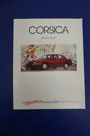 1989 Chevrolet Corsica Dealer Showroom Brochure Pamphlet (NOS)