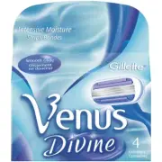 Gillette Divine Venus 3 Blade Refill Cartridges Shaver Razor