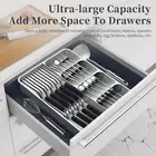 Space-saving Cutlery Tray Drawer Divider Expandable Storage Box Capacity