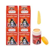 Hari Darshan Ashtagandha Chandan Tika - Beautiful Fragrance 80gm Each) x 4