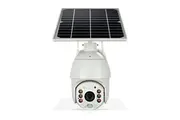 Elinz Wireless Solar Security WiFi IP 1080P PTZ Outdoor Camera CCTV Waterproof Built-in Battery Pan Tilt Digital Zoom