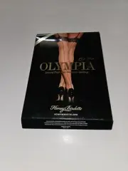 Honey Birdette Olympia Luxury Thigh High Suspender Stockings size Medium new