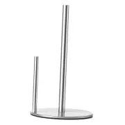 Paper Towel Holder Premium Kitchen Roll Dispenser, Stainless Steel Silver
