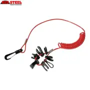 Boat Kill Switch Keys Universal 7-Key Lanyard for All Major Outboard Brands