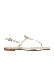 Square-headed flat sandals 37.5,38.5,37,38,41 White