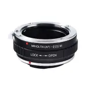 K&F Concept Manual Lens Adapter for Sony A Minolta AF Lens to Canon EOS M Camera