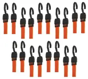 9 Pack BLACK+DECKER 24" Flat Bungee Straps BDX1010 - 2 Per Pack, 18 Total Straps