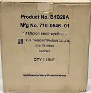 HP Indigo B1B29A 3000 5000 Imaging Oil Filter 10 MICRON (2 FILTER IN BOX)