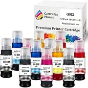 Cartridge Planet 12 Pack GI63 Compatible Ink Bottles for GI-63 GI63 for Canon G660