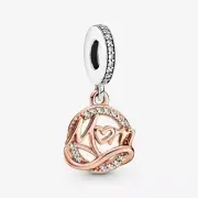 *BRAND NEW* Pandora Two-tone Mom Dangle Charm 789374C01
