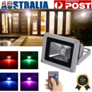 10W LED Flood Light RGB Colour Changing Floodlight Outdoor Security Garden Lamp