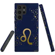 For Samsung Galaxy S22 Ultra Case, Armour Cover, Leo Sign