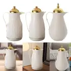 Enamel Coffee Pot Glass Liner Easy Clean Stovetop Pot for Kitchen Outdoor