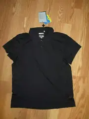 Climacool Cool Max UPF 15 Shirt XL short sleeve ladies Adidas Polo BLK