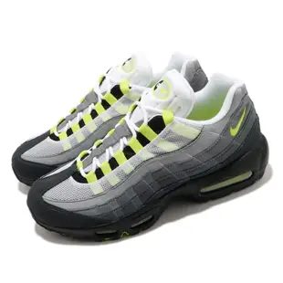 Nike 休閒鞋 Air Max 95 OG 男鞋 Neon 25周 經典復刻 氣墊 灰 黑 黃 CT1689001