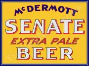 McDermott Senate Extra Pale Beer 18" x 24" Metal Sign