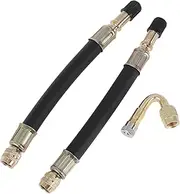 X AUTOHAUX 1 Set 45 Degree Copper Tire Valve Extension with Durable Plastic 140mm Tyre Valve Stem Extender for Car Motorcycle RV Truck Bike