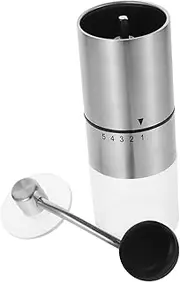 Healvian 1pc Hand Mill Coffee Beans Manual Portable Coffee Manual Hand Coffee Hand Cranked Hand Crank Coffee Grinders Portable Pouches Plastic