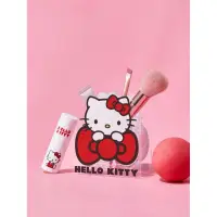 在飛比找蝦皮購物優惠-現貨HELLO KITTY 半透明化妝品收納盒 筆筒