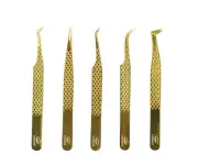 Eyelash Extension Tweezers Straight Curved Angled Tip 45 90 Degree Volume