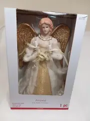 Ashland Lit Tree Topper Gold Angel Michaels