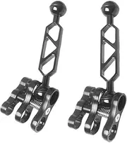 2 Pieces/Pack Scuba Diving Lights Butterfly Ball Joint Arm Connector Clamp Mount