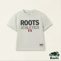 在飛比找momo購物網優惠-【Roots】Roots小童-加拿大日系列 文字設計有機棉短