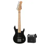 Melodic 30 Inch Black Children Electric Guitar