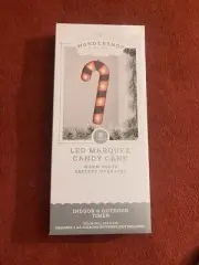 Wondershop LED White/Red Candy Cane Battery Operated Original Pack