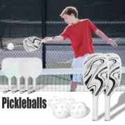 Pickleball Paddles with 2 Rackets 4 Balls & Storage Bag Professional Pickleball
