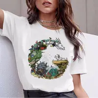 在飛比找蝦皮購物優惠-Totoro Ghibli Women Tshirt龍貓吉卜