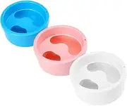 LALADEFIEE Gel Nail Polish Remover Soak Bowls Set of 3 Portable Manicure Bowl Nail Art Soaking Container for Travel Home