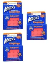 Mack's Kid Size Pillow Soft Earplugs Orange 6 Count X 3 Packs