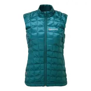 Montane 英國 女 化纖保暖背心 Hi-Q Luxe Vest 卡藍 FHQLV-ZAN 綠野山房